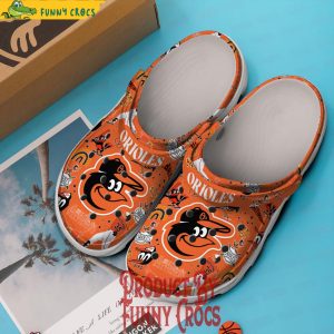 Baltimore Orioles Orange Crocs Shoes 2