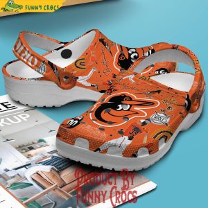 Baltimore Orioles Orange Crocs Shoes 3