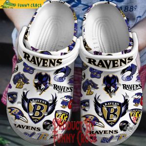 Baltimore Ravens Crocs For Adults