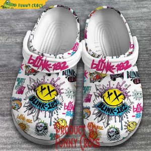 Blink 182 Phoenix White Crocs Shoes 2