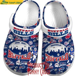 Buffalo Bill NFL Sport Crocs Shoes