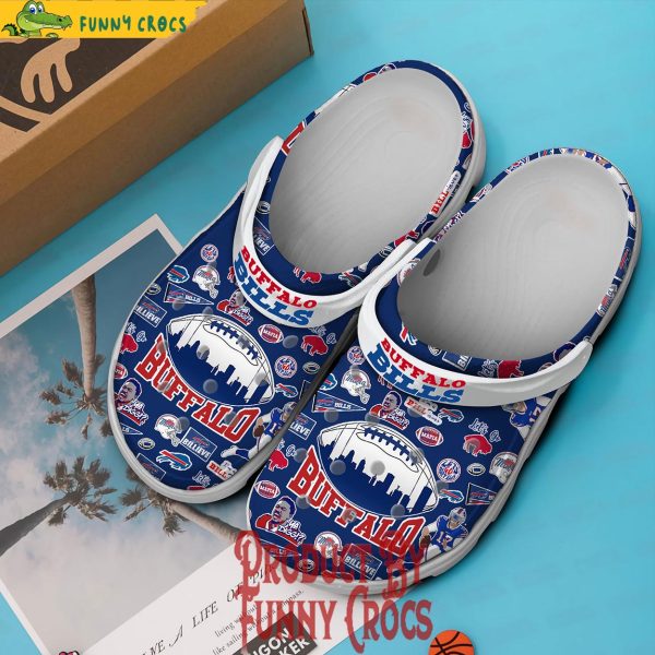 Buffalo Bill NFL Sport Crocs Shoes
