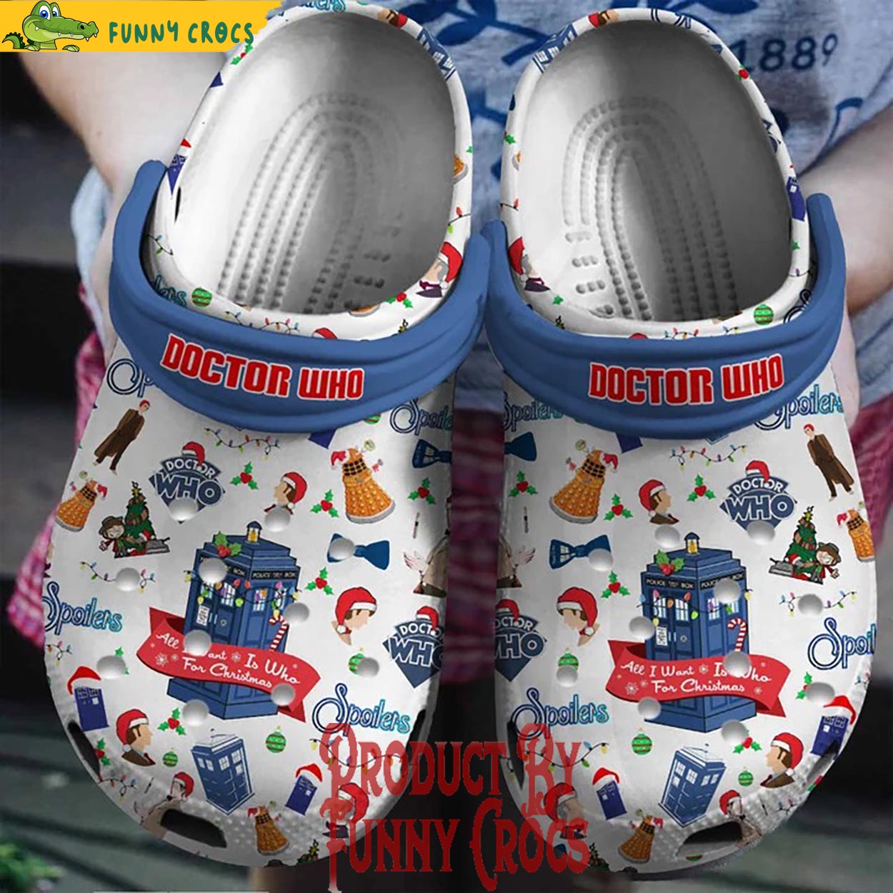 Christmas Doctor Who Crocs Clog Shoes - Discover Comfort And Style Clog ...