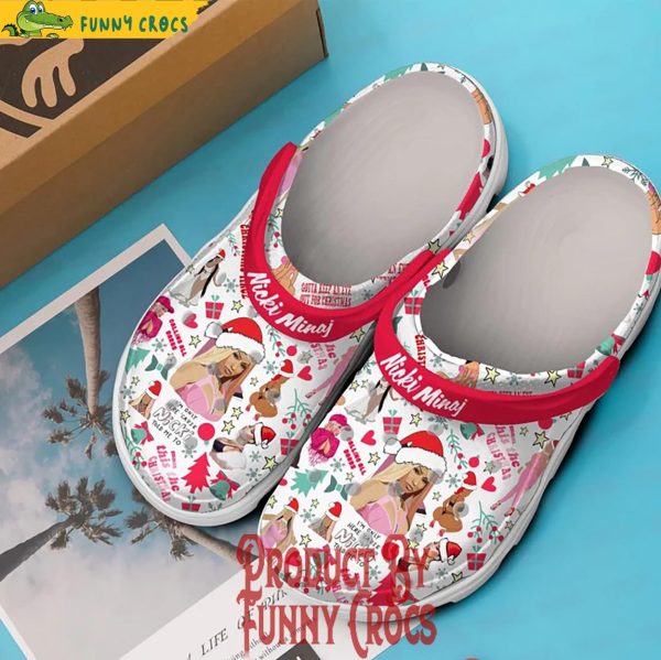 Christmas Is Coming Nicki Minaj Crocs Shoes