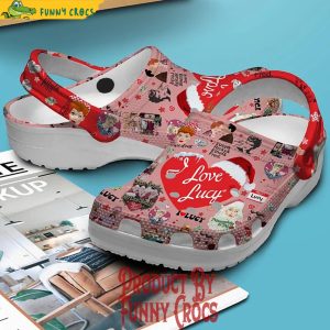 Christmas is Coming I Love Lucy Crocs Shoes