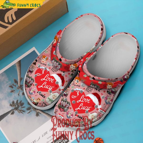 Christmas is Coming I Love Lucy Crocs Shoes