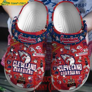 Cleveland Guardians Crocs Slippers 1