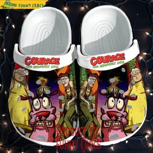 Courage The Cowardly Dog Crocs Crocband Shoes