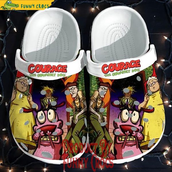 Courage The Cowardly Dog Crocs Crocband Shoes