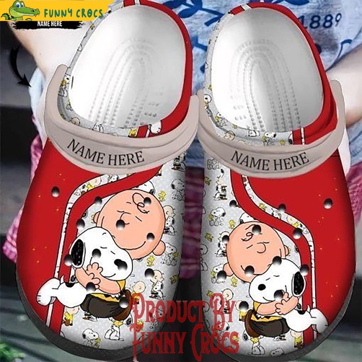 Custom Charlie Brown Gifts For Lovers Snoopy Crocs