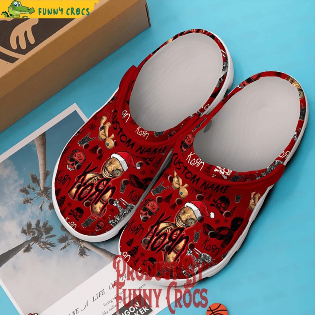 Custom Name Christmas Korn Crocs Shoes