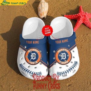 Custom Name Detroit Tigers Crocs Shoes