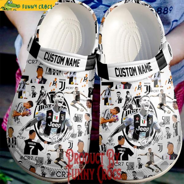 Custom Name Juventus Cristiano Ronaldo Crocs