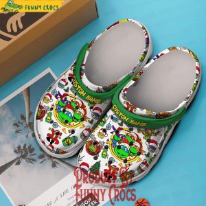 Custom Name Merry Christmas Ninja Turtle Crocs 2