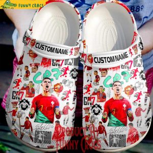 Custom Name Portugal Cristiano Ronaldo Crocs