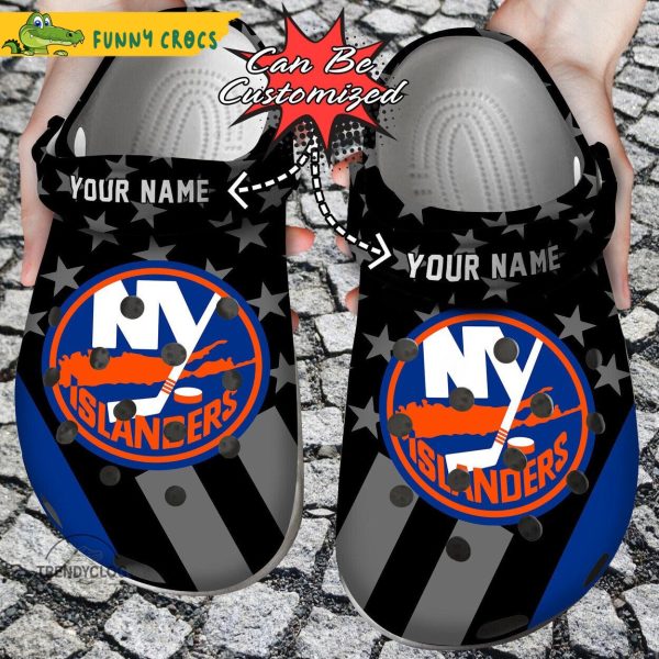Custom New York Islanders Crocs Slippers