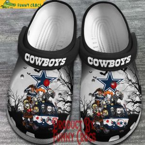 Dallas Cowboys Friends Halloween Black Crocs Shoes 1