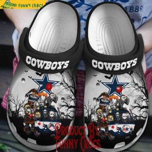 Dallas Cowboys Friends Halloween Black Crocs Shoes