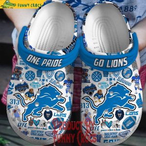 Detroit Lions One Pride Crocs Gifts