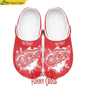 Detroit Red Wings Crocs Slippers