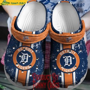 Detroit Tigers Crocs Slippers