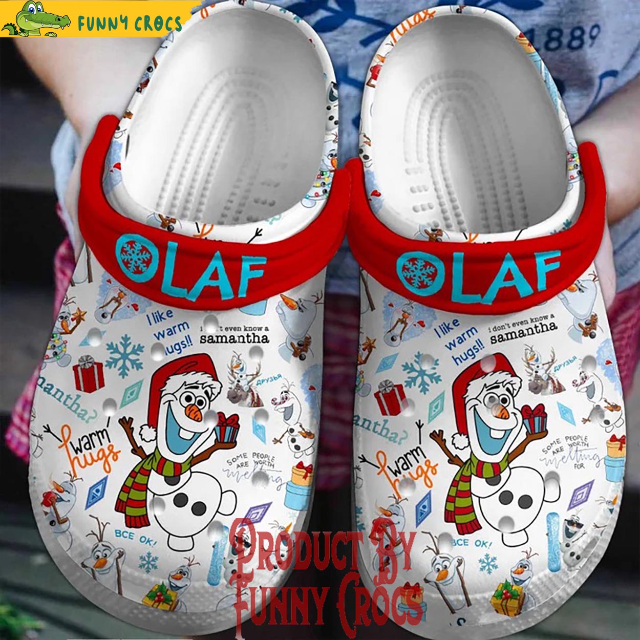 Disney Olaf Frozen Christmas Crocs Shoes - Discover Comfort And Style ...