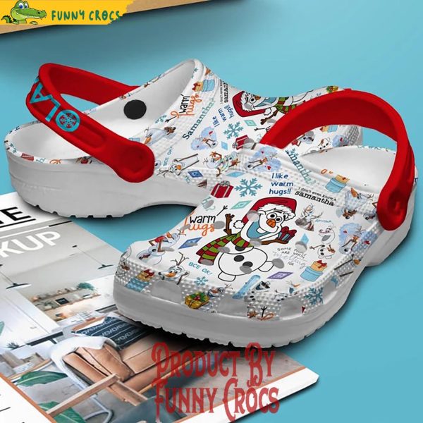 Disney Olaf Frozen Christmas Crocs Shoes