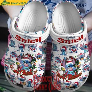 Disney Stitch Christmas Crocs Clog Shoes 1