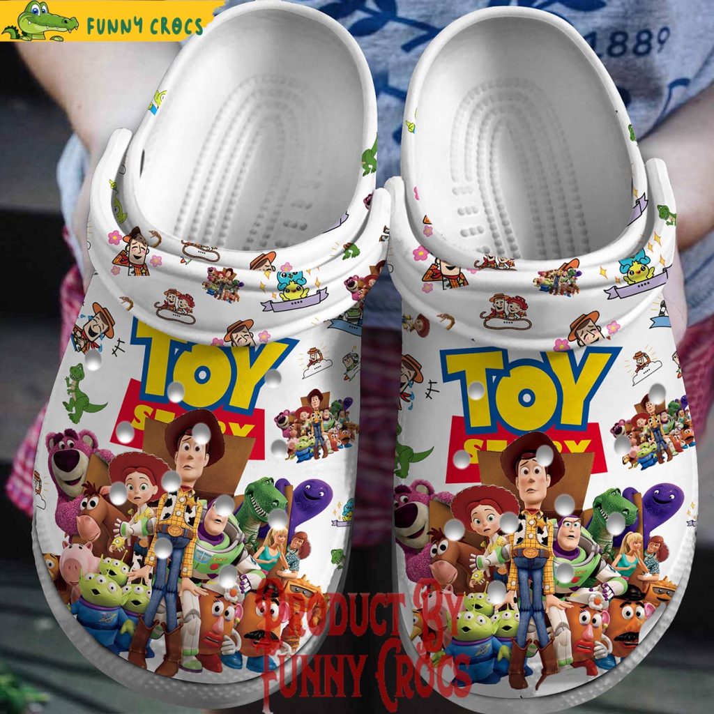 Disney Toy Story White Crocs Shoes