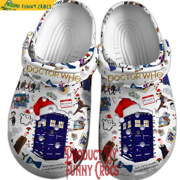 Doctor Who Christmas Crocs