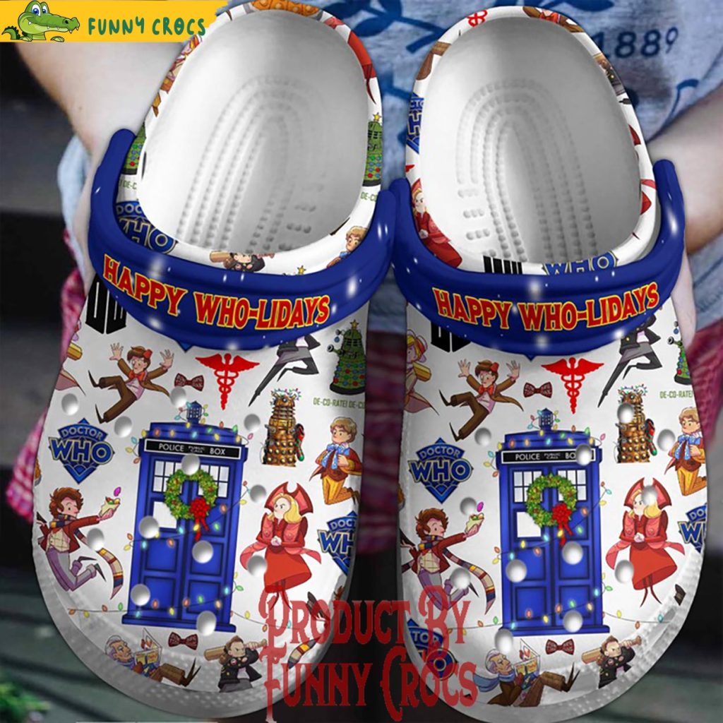 Doctor Who Happy Who Lidays Christmas Crocs