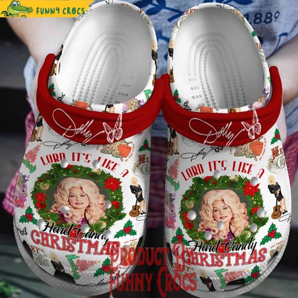 Dolly Parton Hard Candy Christmas Crocs Shoes