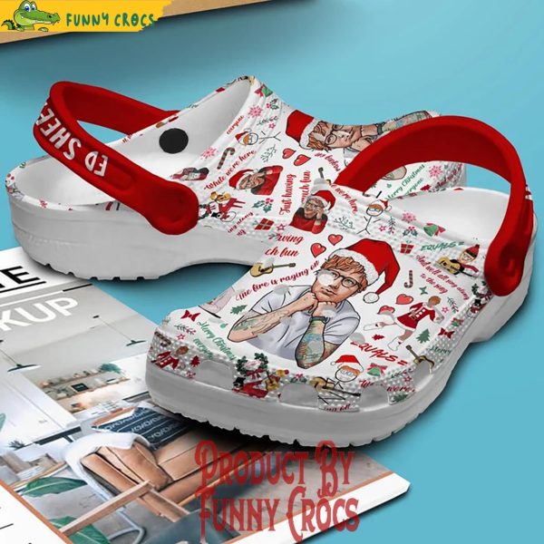 Ed Sheeran Christmas Crocs Clogs Shoes