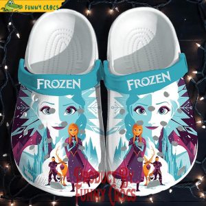 Elsa And Anna Frozen Crocs 1