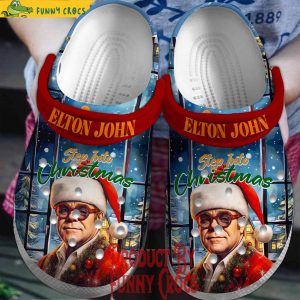 Elton John Step Into Christmas Crocs Shoes