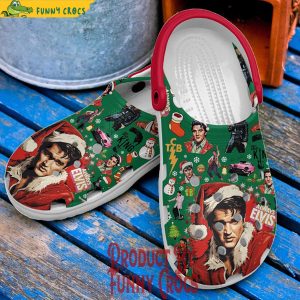 Elvis Presley Always on My Mind Christmas Crocs 2