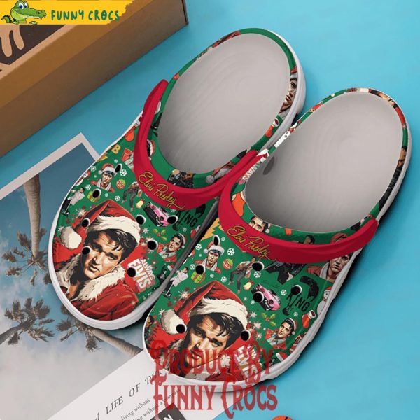 Elvis Presley Always On My Mind Christmas Crocs