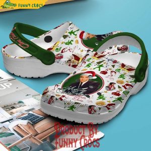 Elvis Presley Merry Christmas Crocs Shoes 3
