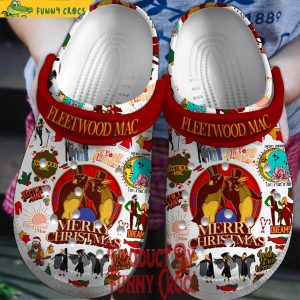 Fleetwood Mac Merry Christmas Crocs Clogs 1