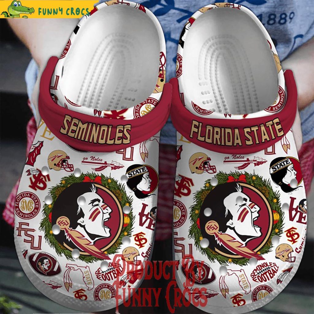 Florida State Seminoles Christmas Crocs