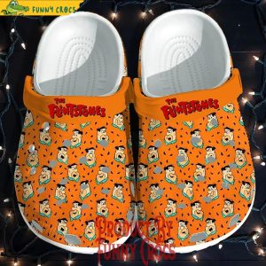Fred Flintstone Pattern Crocs 1