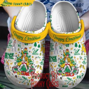 Freddie Mercury Queen Happy Christmas Crocs Shoes