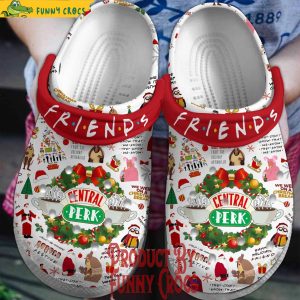 Friends Central Perk Christmas Crocs Clogs 1