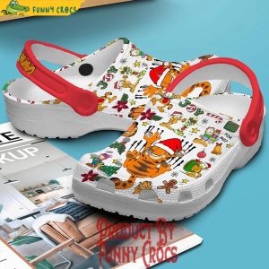 Garfield Christmas White Crocs Crocs Shoes 3