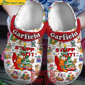 Garfield Stuff It Christmas Crocs 1