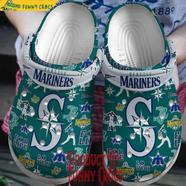 Go Mariners Seattle Mariners Crocs For Adults