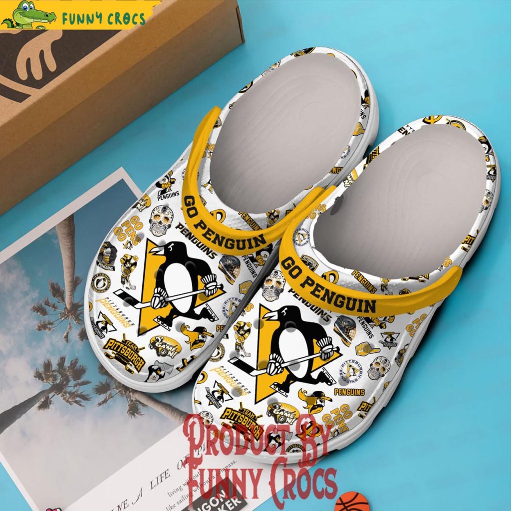 Go Penguins Pittsburgh Penguins Crocs - Discover Comfort And Style Clog ...