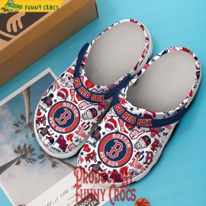 Go Red Sox Boston Red Sox Crocs Slippers 2
