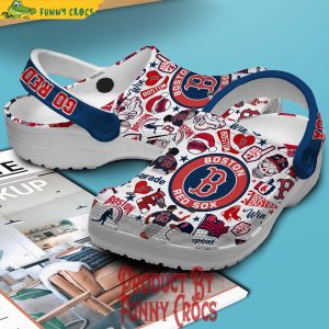 Go Red Sox Boston Red Sox Crocs Slippers 3