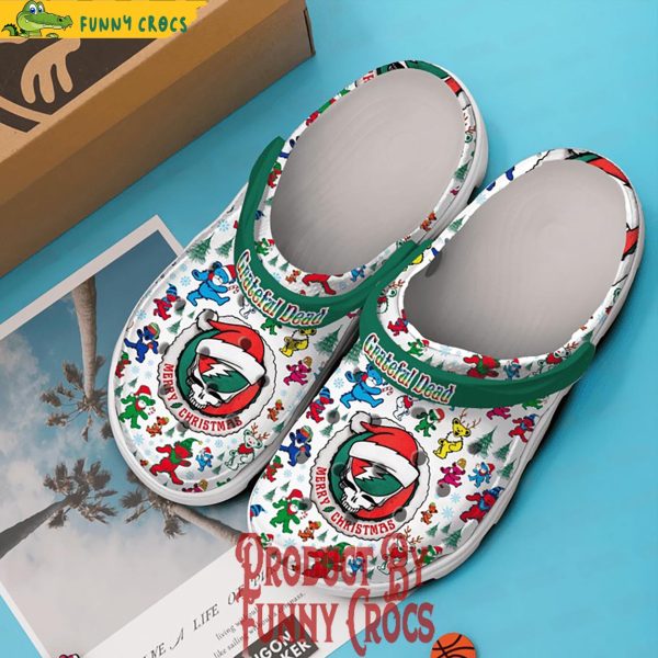 Grateful Dead Merry Christmas Crocs For Adults